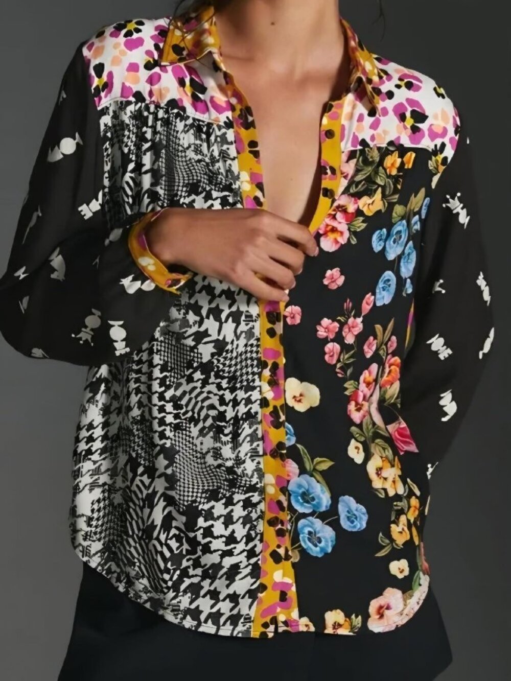 Anthropologie Maeve Paz Buttondown Shirt Small
